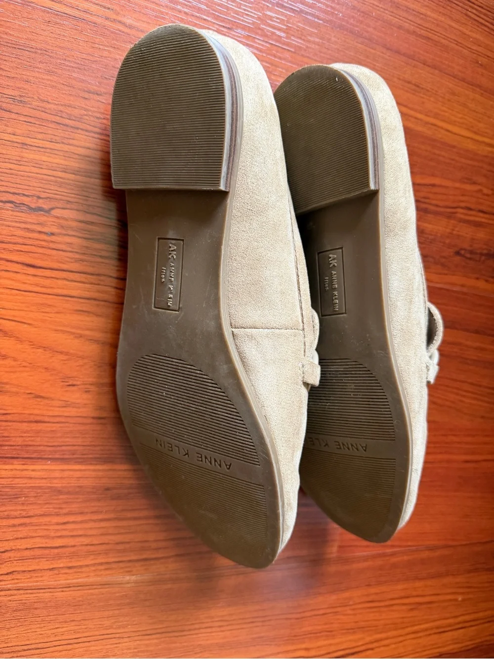 Anne Klein suede loafers
